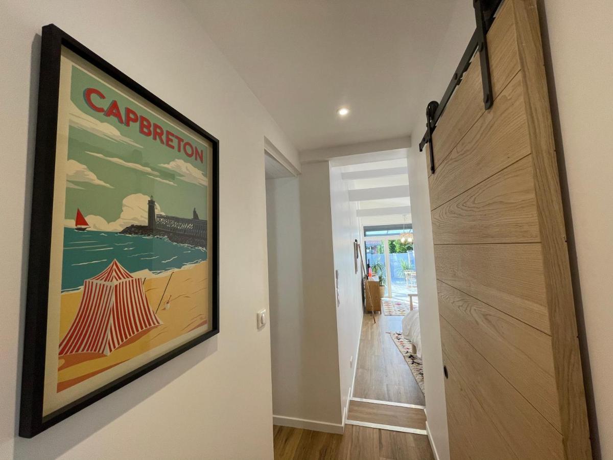 Grand Studio Avec Terrasse Capbreton Wifi, Netflix Bagian luar foto