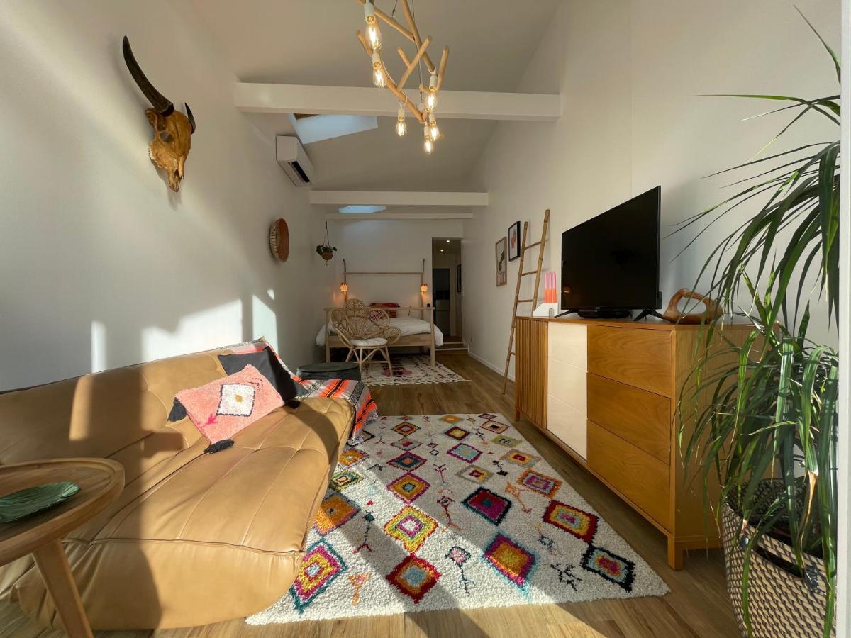 Grand Studio Avec Terrasse Capbreton Wifi, Netflix Bagian luar foto