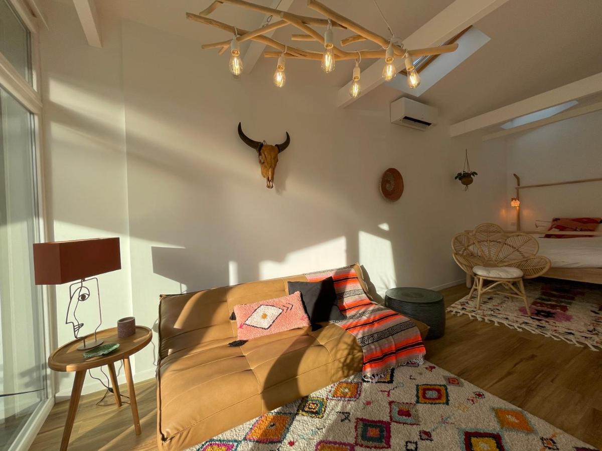 Grand Studio Avec Terrasse Capbreton Wifi, Netflix Bagian luar foto